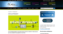 Desktop Screenshot of developpement.alienor.net