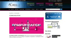 Desktop Screenshot of communication.alienor.net