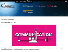 Tablet Screenshot of communication.alienor.net