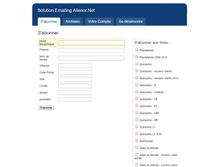 Tablet Screenshot of emailing-vdm.alienor.net